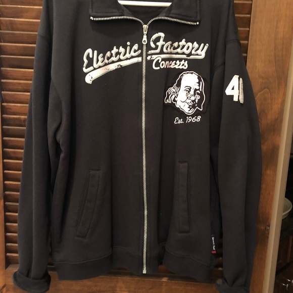 Zip up Cotton Sweatshirt - Picture 1 of 2